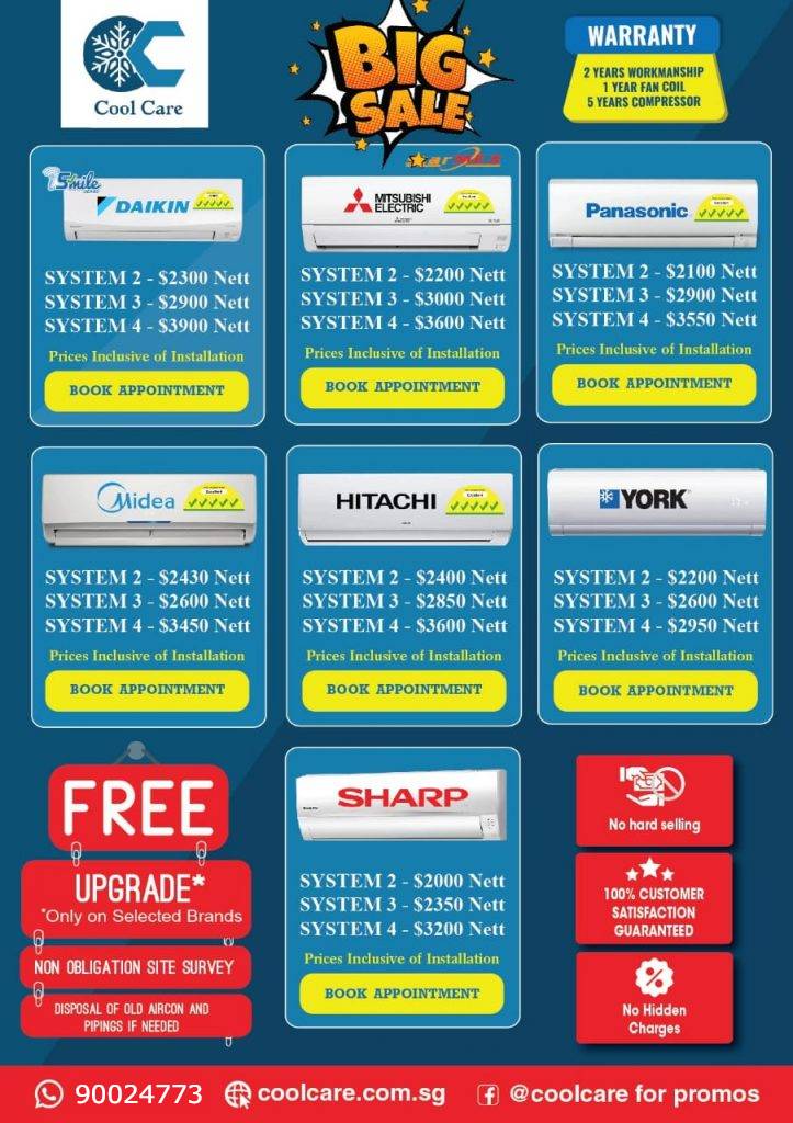 Air conditioner prices