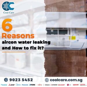 Read more about the article 6 Reasons aircon water leaking and How to fix it?