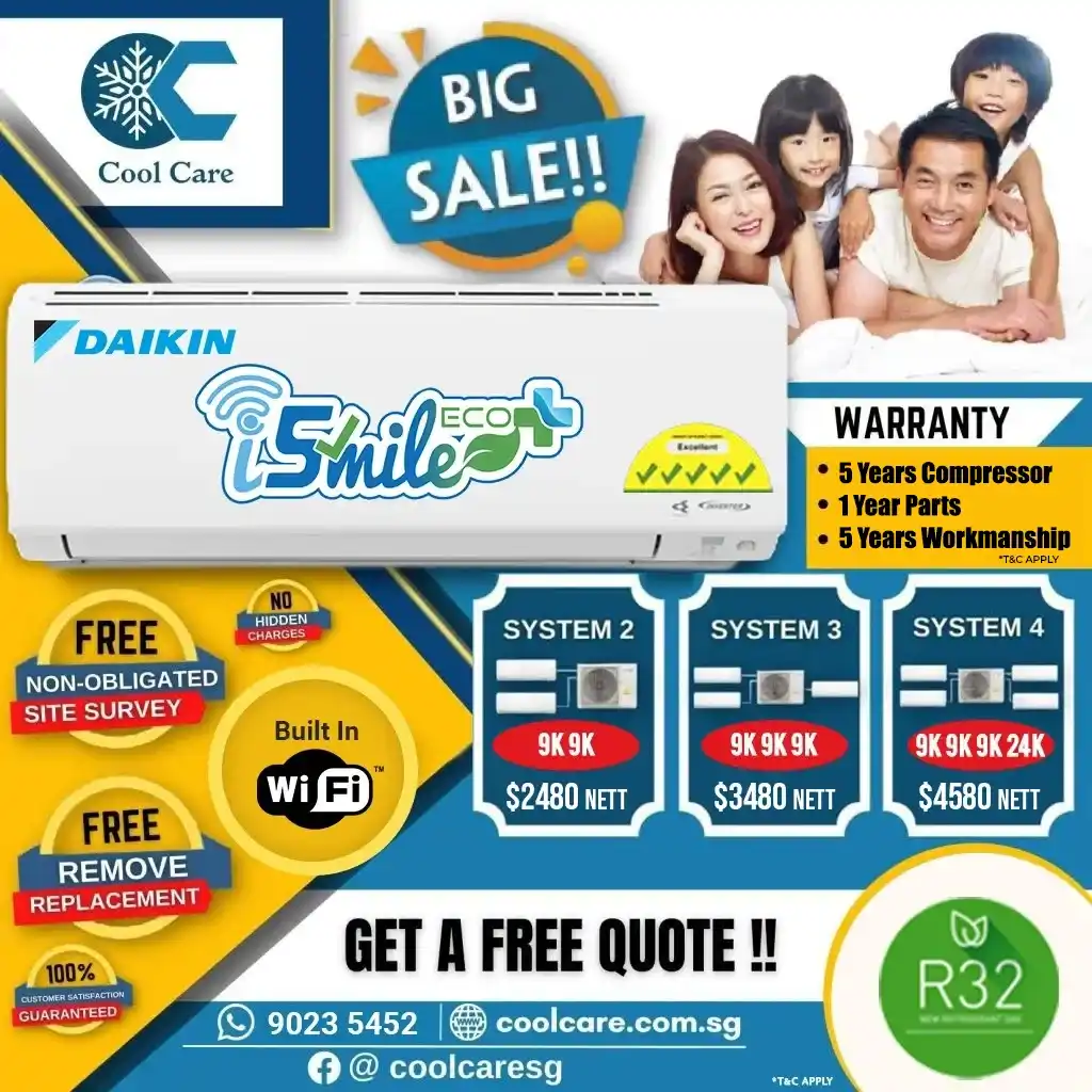 Daikin aircon r32