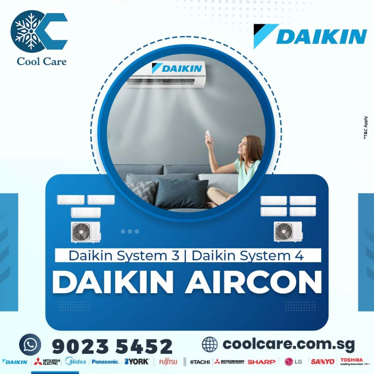 Daikin 17 Series Wall Mount | Single Zone Air Conditioners