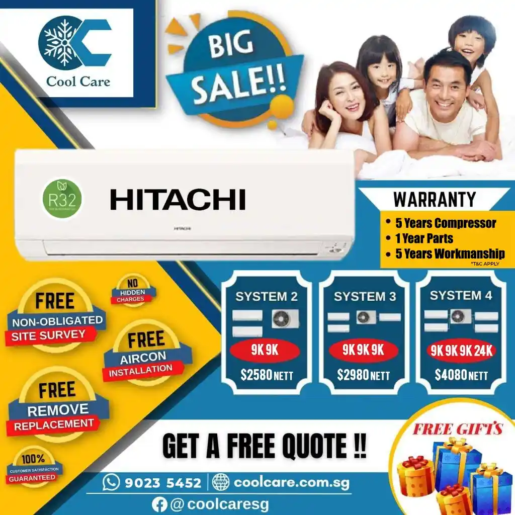 Hitachi Aircon promotion