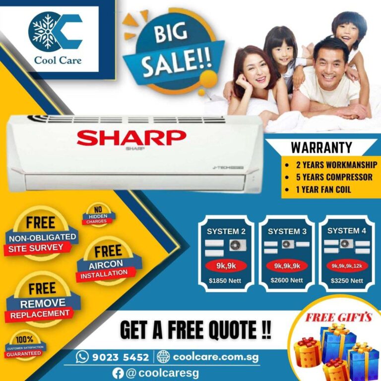 Sharp Aircon promotion