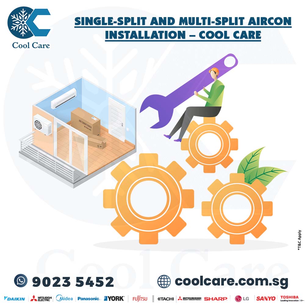 Read more about the article Single-split and Multi-split aircon Installation – Cool care