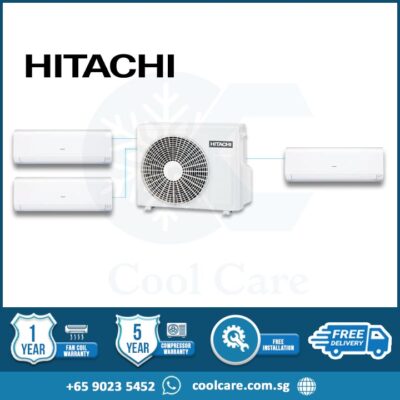 Hitachi Aircon system 3 inverter model