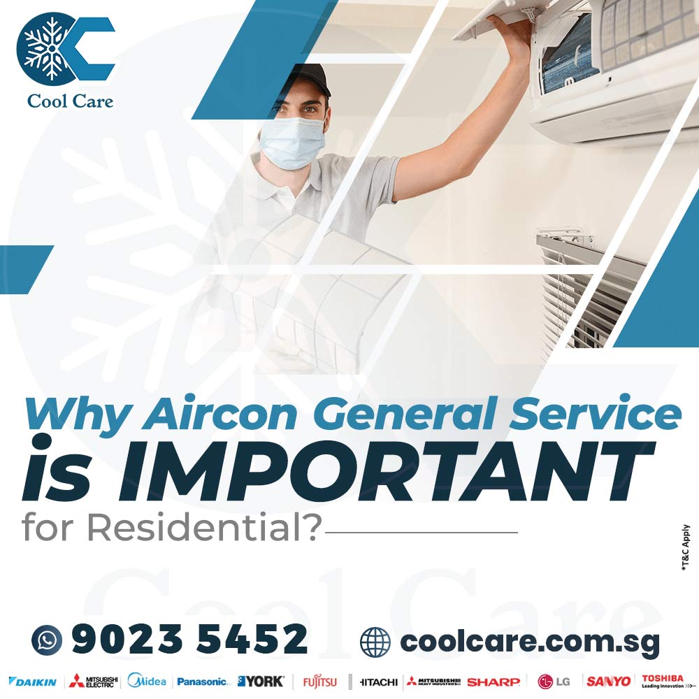 You are currently viewing Why Aircon General Service is Important for Residential?