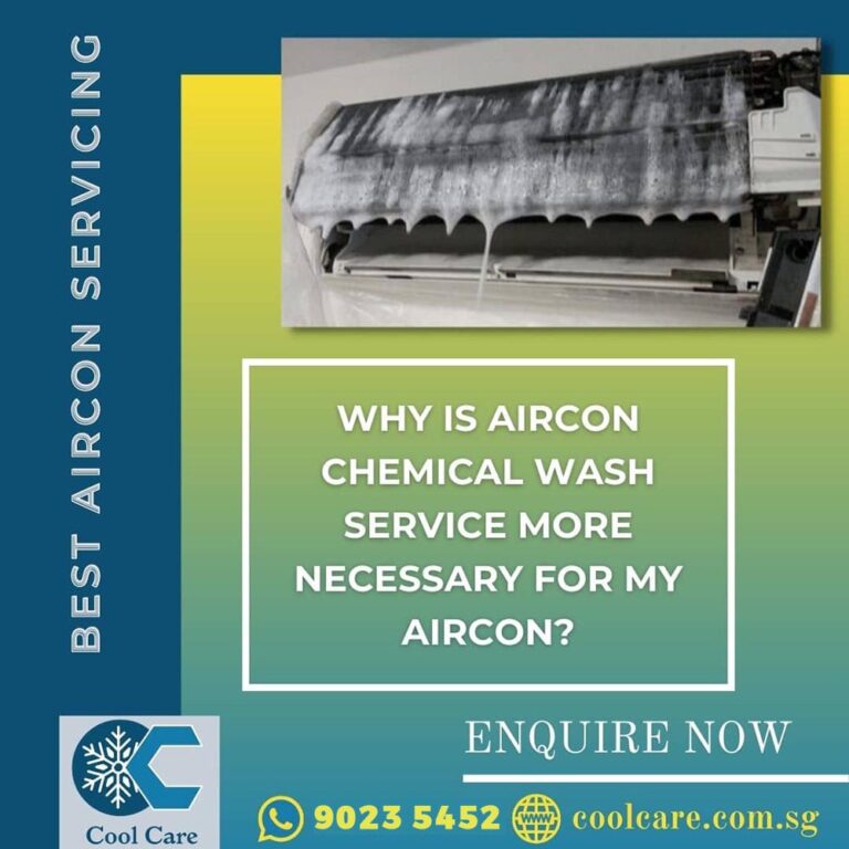 Why Aircon chemical service is Necessary?