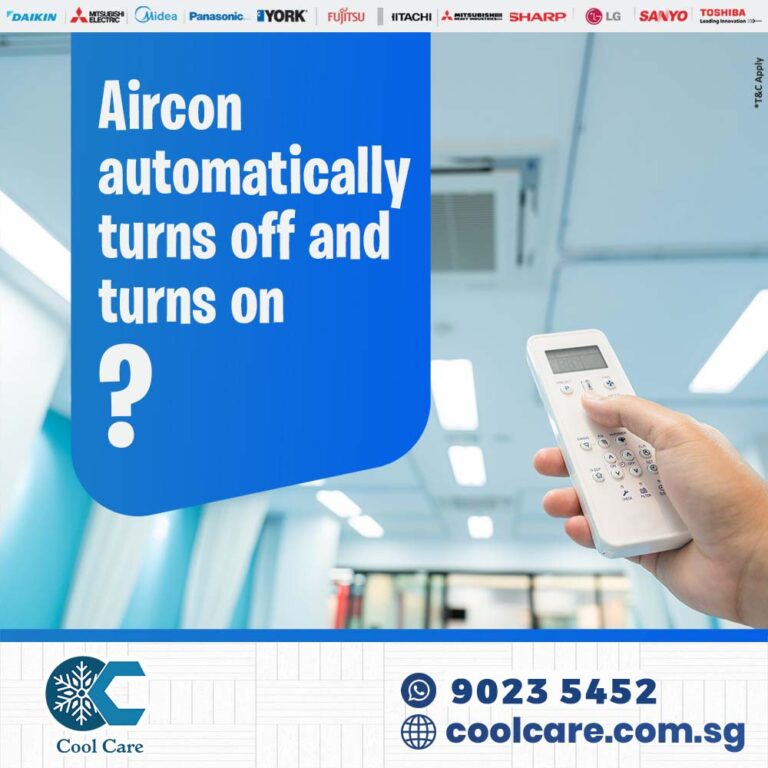 Aircon automatically turns off and turns on?