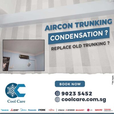 What is Aircon trunking? Condensation? Replace old trunking?
