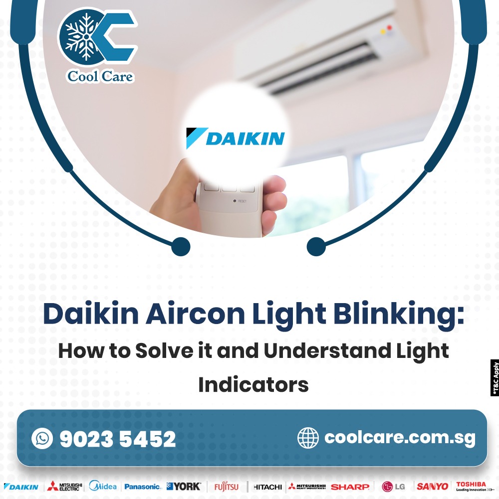 Read more about the article Daikin Aircon Light Blinking: How to Solve it and Understand Light Indicators