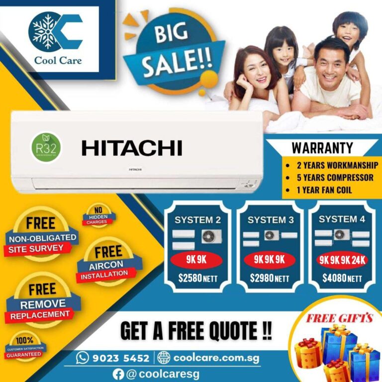 Hitachi Aircon promotion