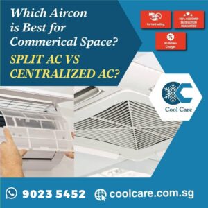 Read more about the article Which Aircon is Best for Commerical Space | Split AC vs Centralized AC