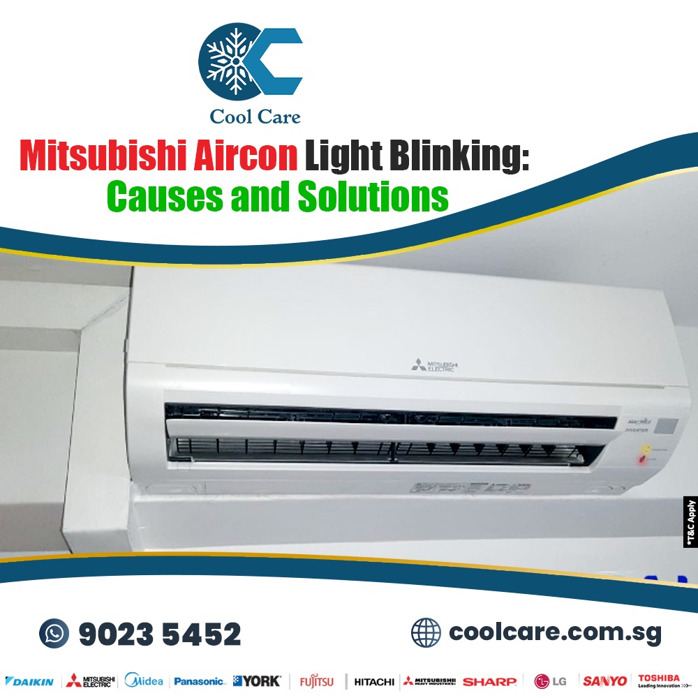 Mitsubishi Aircon Light blinking